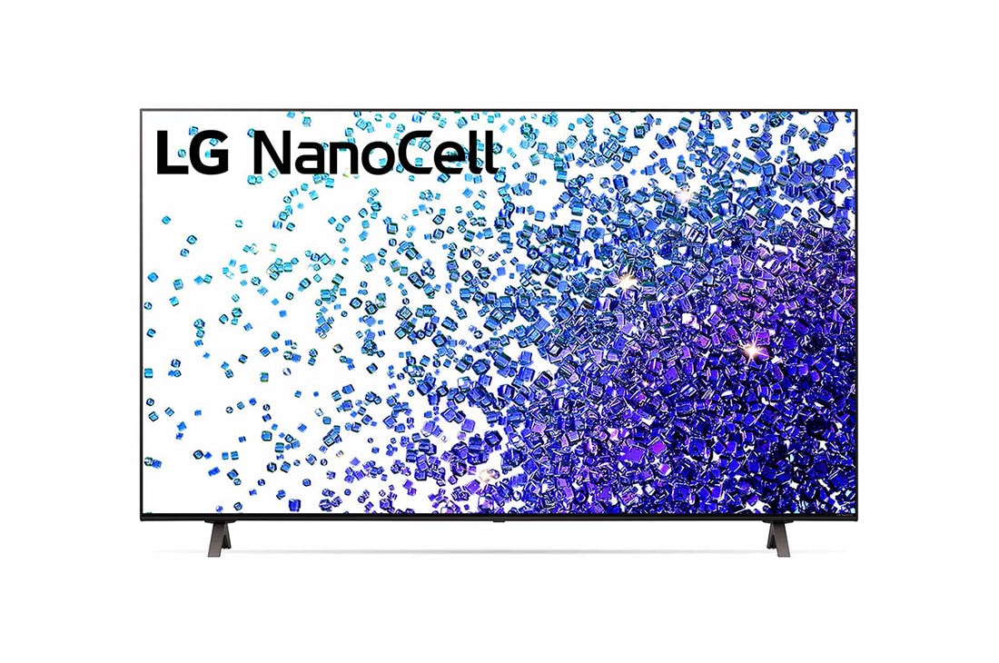 LG 65 coli? NanoCell 4K teler koos protsessor α7 ja helisüsteem Dolby Atmos, LG ?NanoCell“ TV vaizdas i? priekio, 65NANO793PB
