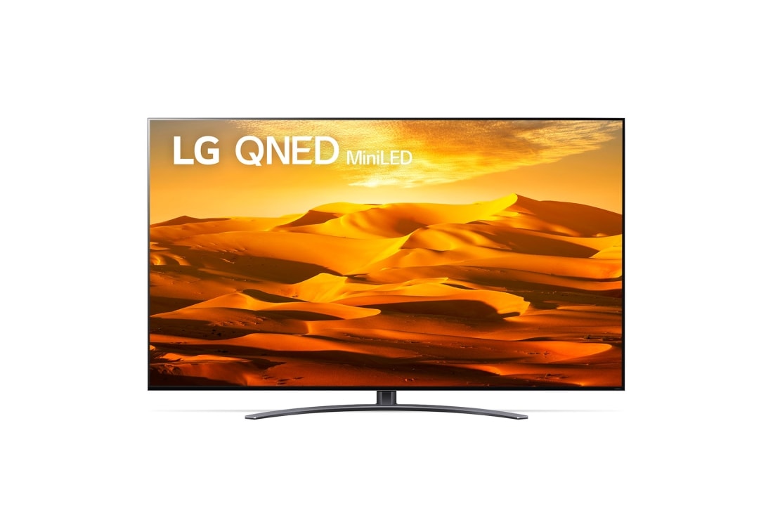LG 75 coli? QNED 8K televizorius, LG QNED televizoriaus vaizdas i? priekio su papildomu vaizdu ir gaminio logotipu, 75QNED913QA