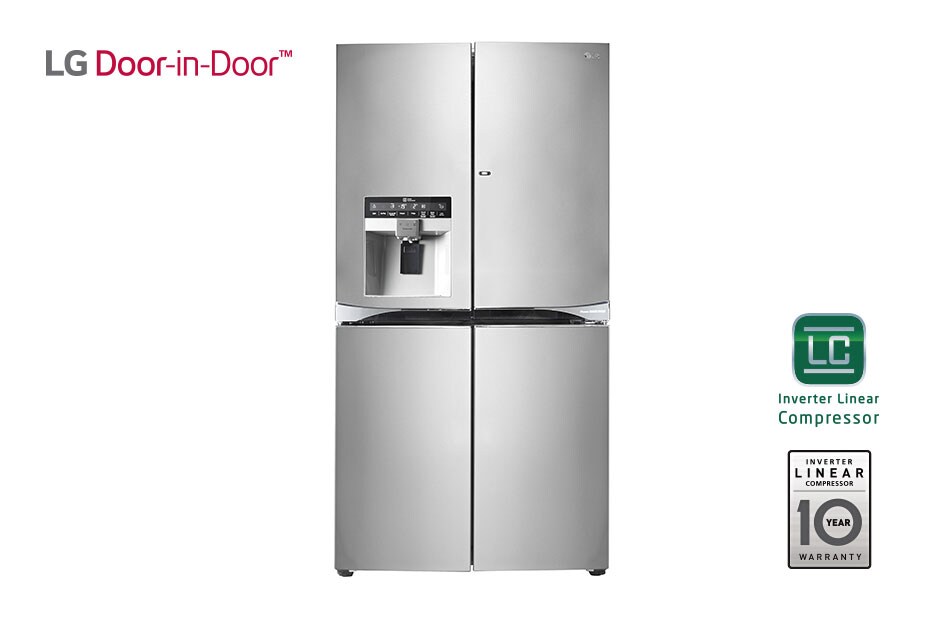 LG A+ klases ledusskapis ar Door-in-Door?, GMJ916NSHV