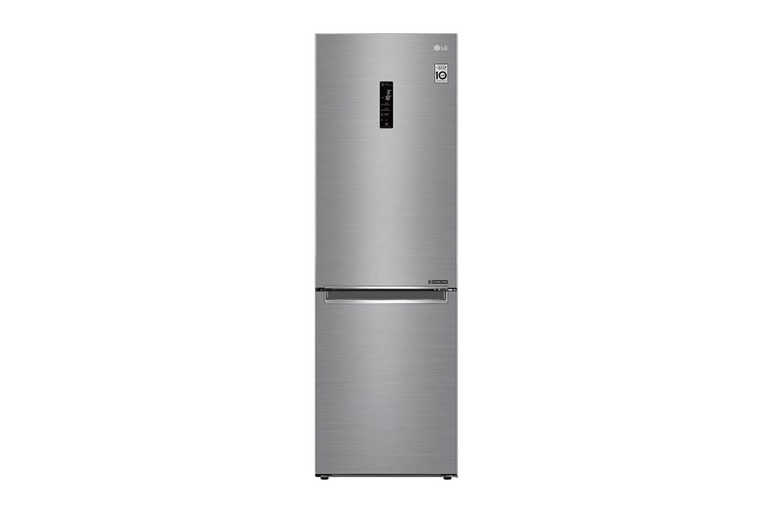 LG Ledusskapis | 1.86m | 341L | Pelēks | E klase | DoorCooling | Total No Frost | GBB61PZHMN, GBB61PZHMN, GBB61PZHMN