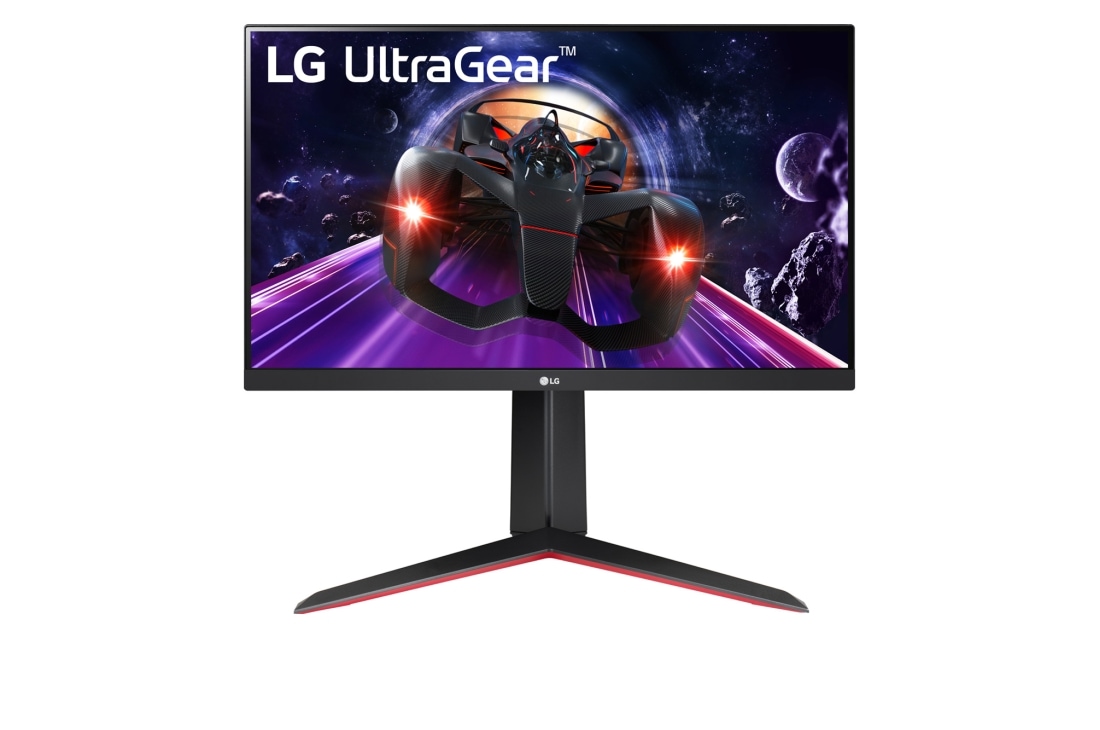 LG 24 collu UltraGear? monitors spēlēm, skats no priek?puses, 24GN650-B