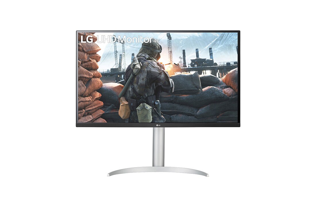 LG 32 collu UHD 4K monitors, skats no priek?puses, 32UP550-W