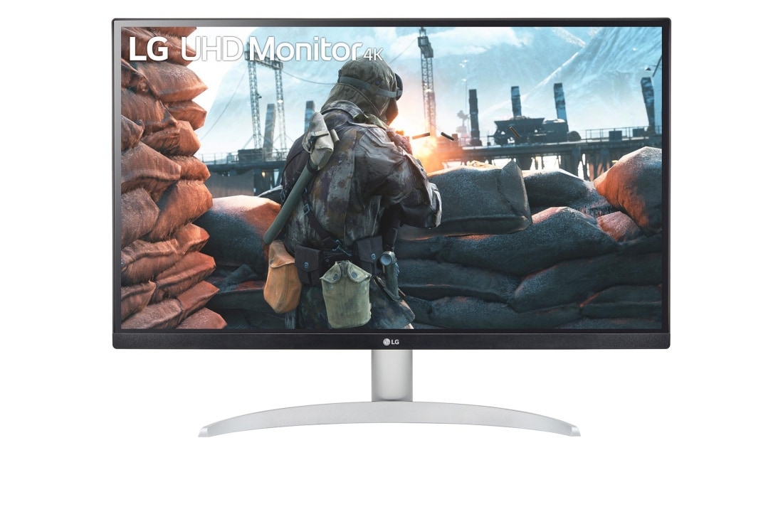 LG 27 collu UHD 4K monitors, skats no priek?puses, 27UP600P-W