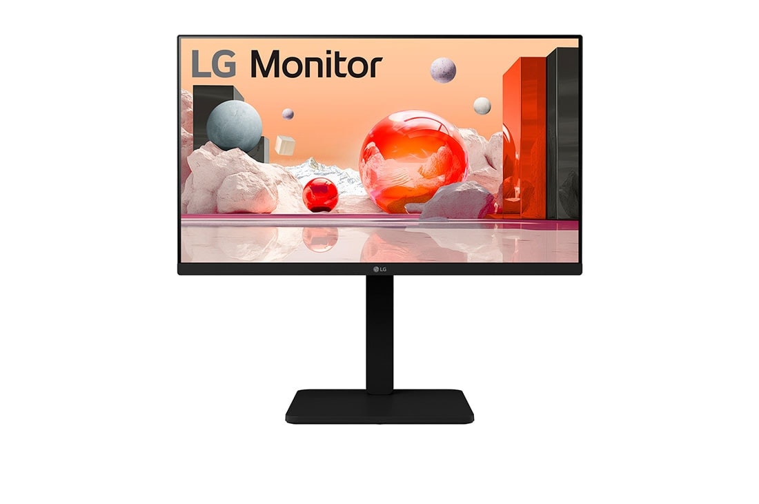 LG 24” Full HD IPS monitors, skats no priek?puses, 24BA450-B