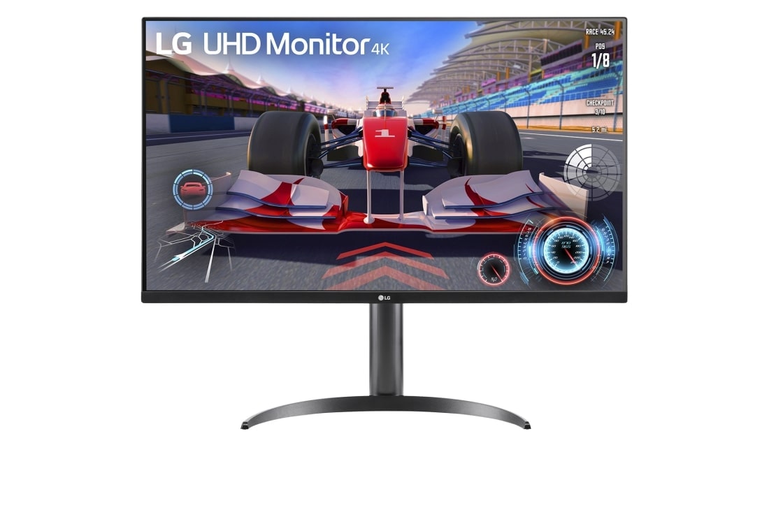 LG 31,5” UHD 4K HDR monitors, skats no priek?puses, 32UR550-B