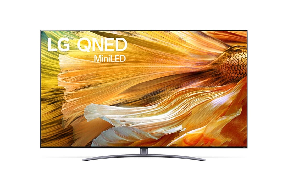 LG 75 collu QNED  4K televizors, Skats no priek?puses uz LG QNED televizoru, 75QNED913PA