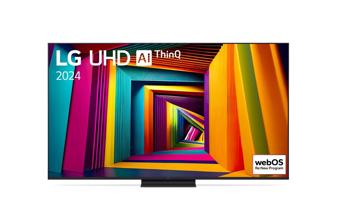 LG 75 collu LG UHD AI 4K viedtelevizors UT91 WebOS24 2024, front, 75UT91003LA