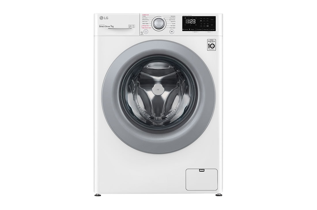 LG ?aura ve?as ma?īna 7kg | AIDD | V3 sērija D| Dzi?ums 47.5 cm | Balta | Steam | F2WV3S7S4E, F2WV3S7S4E, F2WV3S7S4E