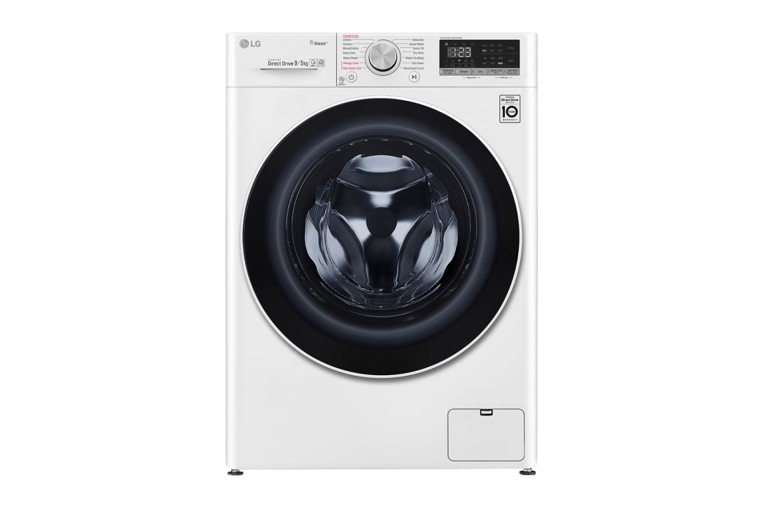 LG 400. sērijas 9 kg ve?as ma?īna ar ?āvētāju, dzi?ums 56,5 cm, F4DN409S0