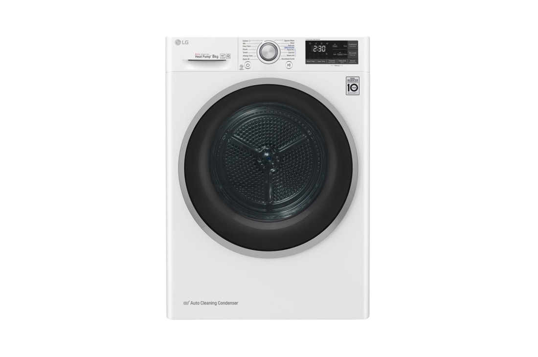 LG Ve?as ?āvētājs, 8 kg ietilpība, RC80U2AV3W