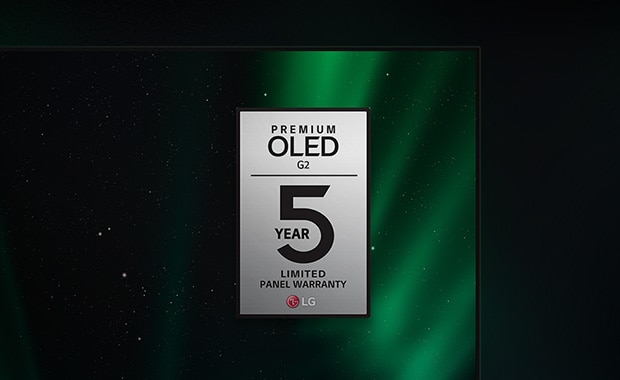 Lai nodro?ināta augstāko kvalitāti, LG OLED Z2 un G2 tiek nodro?ināta piecu gadu pane?a garantija*.