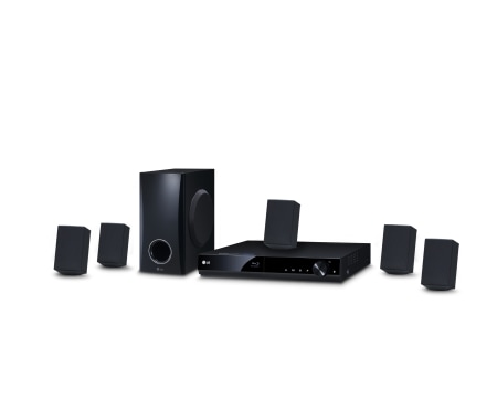 LG 5,1-kanals 3D hjemmekinosystem. SMART Blu-ray med DLNA. Tallboy fronth?yttalere. 5 sekunders oppstart., BH4030SN