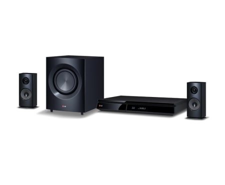 LG 2,1-kanals 3D hjemmekinosystem. Kraftige 600 W h?yttalere med aramidmembran. Ekstra SMART Blu-ray med nettlesertilgang, Wi-Fi, DLNA, Private Sound, 4K oppskalering og 3D-st?tte. 5 sekunders oppstart., BH7230CN