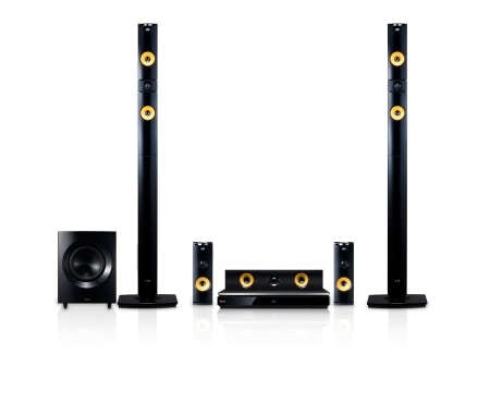 LG 9,1-kanals hjemmekinosystem med tr?dl?se bakh?yttalere. Kraftige 1460 W h?yttalere med aramidmembran. Ekstra SMART Blu-ray med nettleser, Wi-Fi, DLNA, Private Sound, 4K oppskalering og 3D-st?tte. 5 sekunders oppstart. Tallboy fronth?yttalere., BH9430PWN
