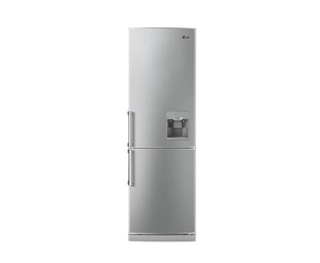 LG klassifisert kj?leskap/fryser med automatisk avriming og Non Plumbing vanndispenser, 190 cm (nettovolum 296 l), GB3033PVNW