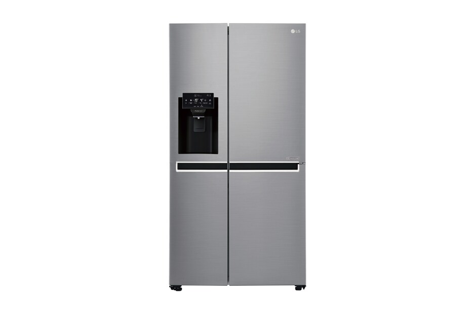 LG 625L Side by Side (Shiny Steel) - Energiklasse F, Vann/isdispenser med vanntilkobling og Smart Diagnosis? med Smart Diagnosis? med Wi-Fi, GSL760PZXV