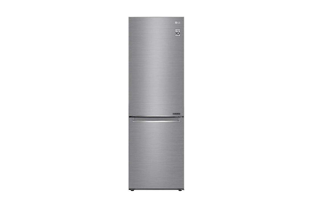 LG 1.86M 341L Kombiskap(Shiny Steel) - Energiklasse E, Door Cooling?, GBB71PZEZN