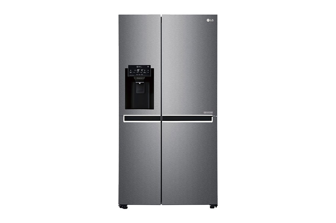 LG 625L Side by Side (M?rkegr?) - Energiklasse F, Vann/isdispenser uten vanntilkobling og Smart Diagnosis? med Wi-Fi, GSL471ICEZ