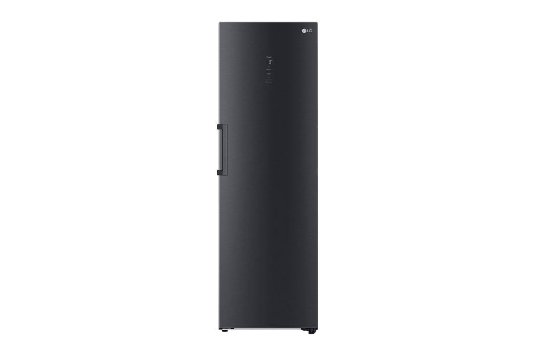 LG 386L Frittst?ende kj?leskap (Matte Black - Energiklasse C, Door Cooling?, LINEARCooling?, FRESHBalancer?, Smart Diagnosis? med Wi-Fi, GLM71MCCSX