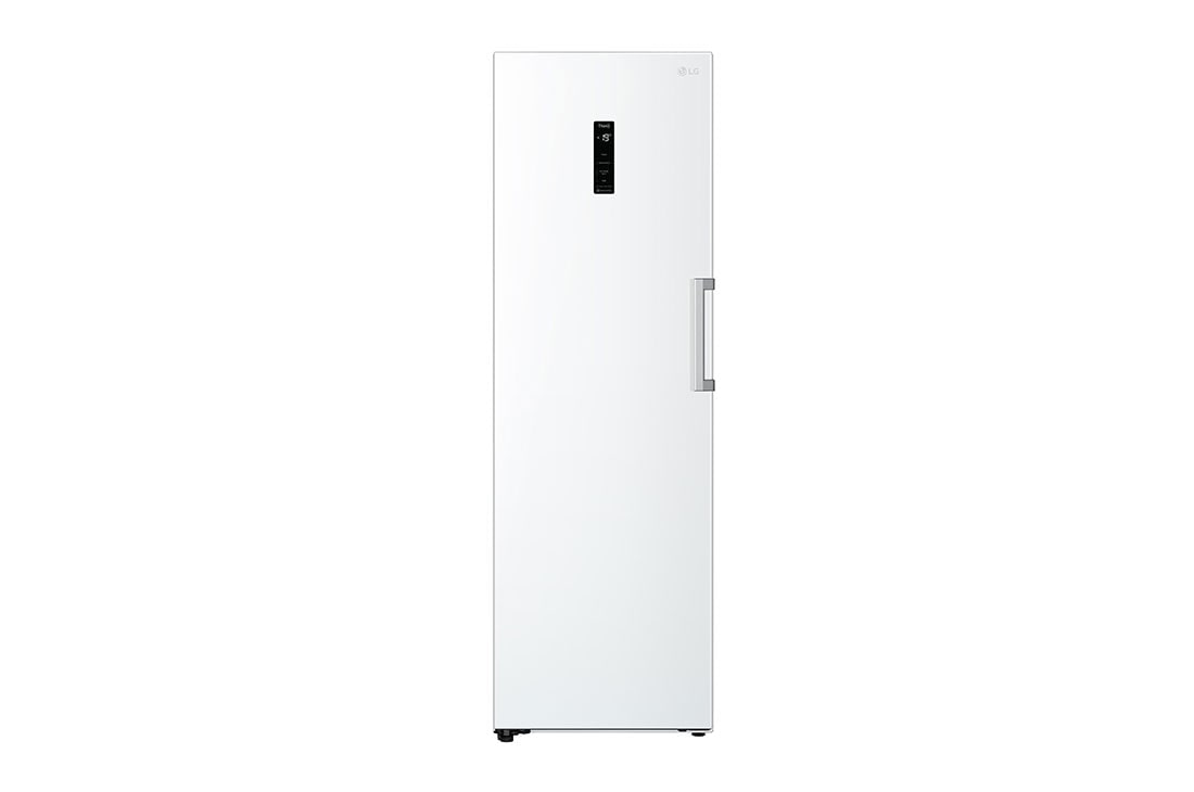 LG 324L Frittst?ende fryseskap (Hvit) - Energiklasse E, Total No Frost, Express Freeze, Smart Diagnosis? med Wi-Fi, GFE41SWGSZ, GFE41SWGSZ