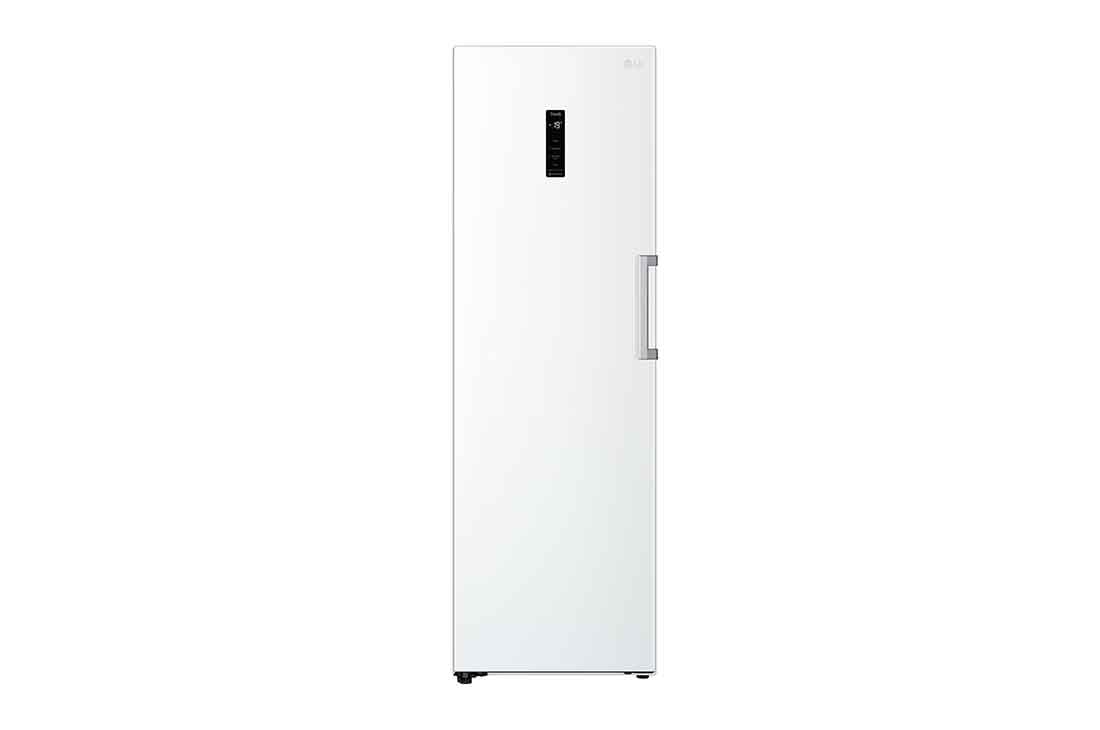 LG 324L Frittst?ende fryseskap (Hvit) - Energiklasse E, Total No Frost, Express Freeze, Smart Diagnosis? med Wi-Fi, GFE61SWCSZ, GFE61SWCSZ