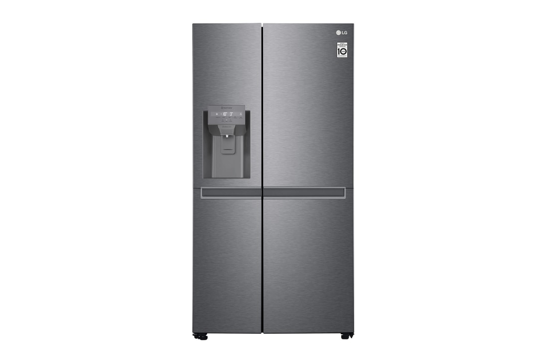 LG 634L Side by Side (Dark Graphite), Is & vann dispenser, Energiklasse F, Vann/isdispenser uten vanntilkobling, Smart Diagnosis?, GSLV31DSXM, GSLV31DSXM