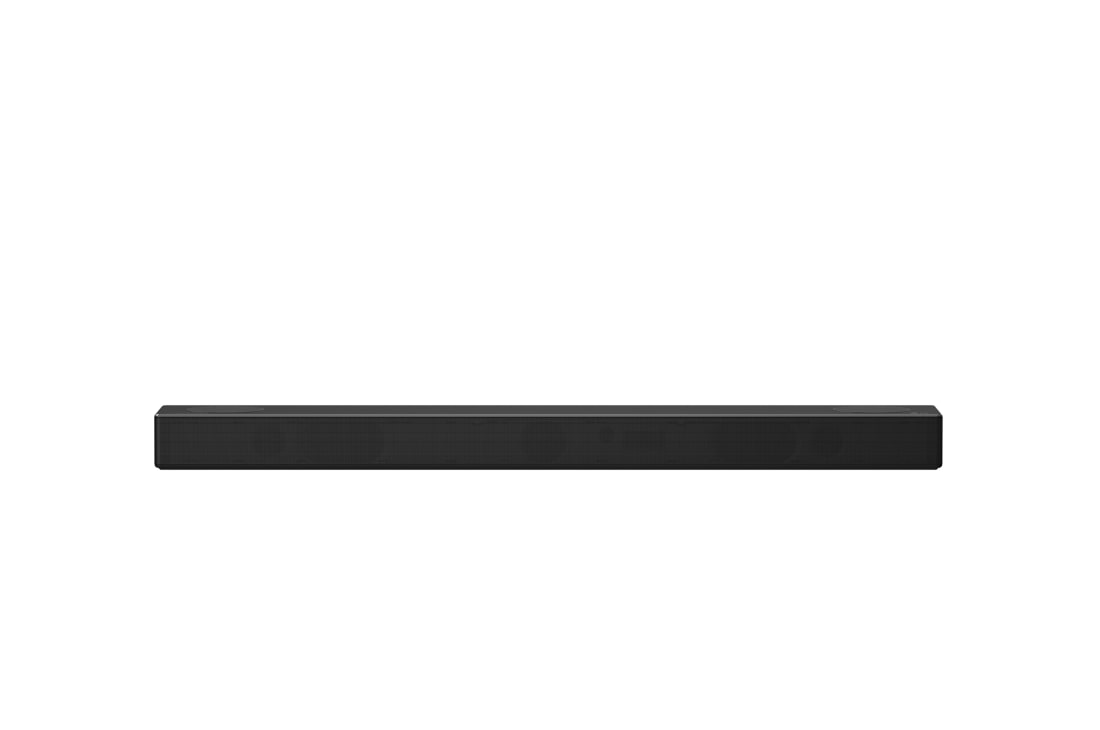 LG Sound Bar SN7CY, visning foran med subwoofer og oppadrettet bakh?yttaler, SN7CY