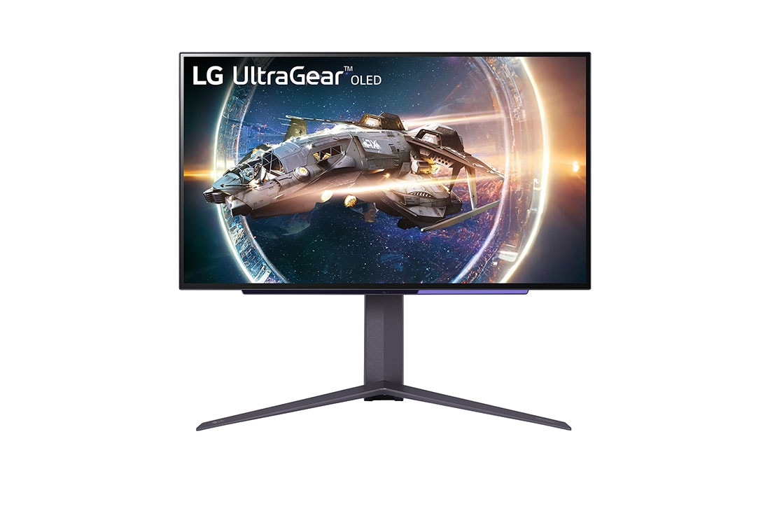 LG 27'' UltraGear? OLED spillmonitor QHD med 240 Hz oppdateringsfrekvens og 0,03 ms (GtG) responstid, 27GR95QE-B