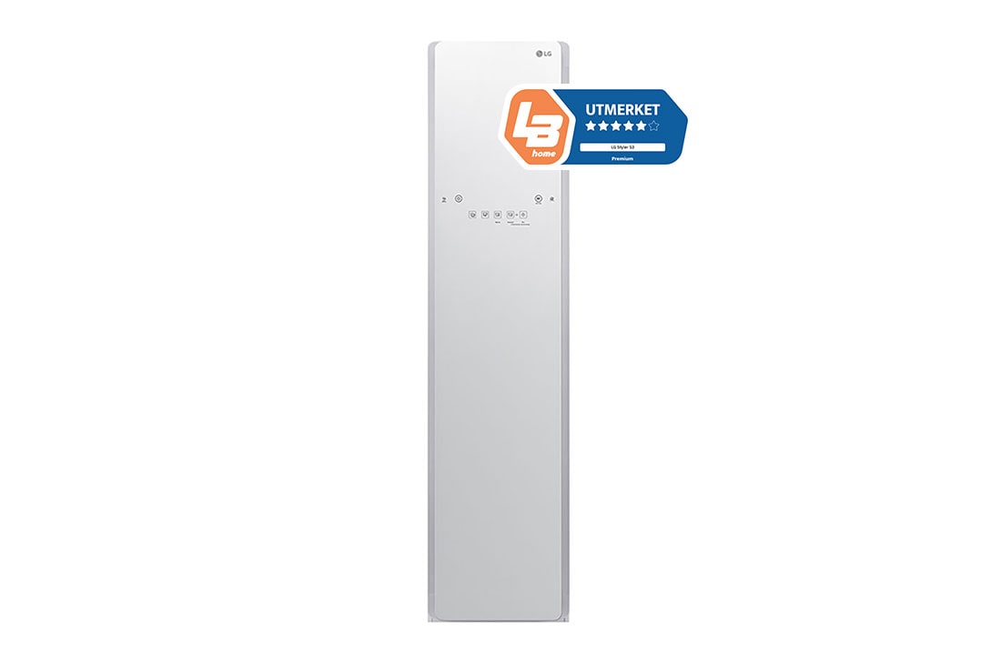 LG 5.2kg LG Styler med hvit d?r, TrueSteam? og Wi-Fi, S3WF, S3WF