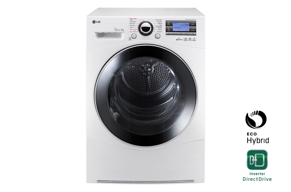 LG 8-Kg Eco Hybrid T?rketrommel med Varmepumpeteknologi, RC8055AP2F