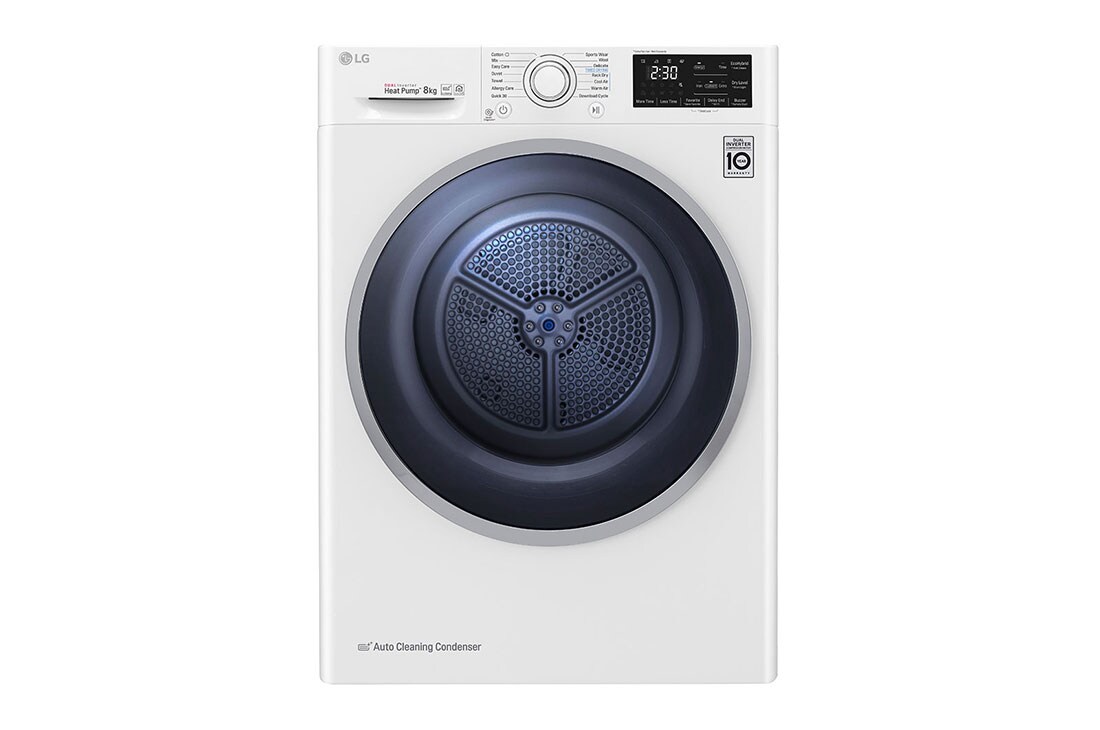 LG 8-kg DUAL Inverter Heat Pump? T?rketrommel med Eco Hybrid?og Varmepumpeteknologi , 8-kg DUAL Inverter Heat Pump? T?rketrommel med Eco Hybrid?og Varmepumpeteknologi , FDRC308N1W9