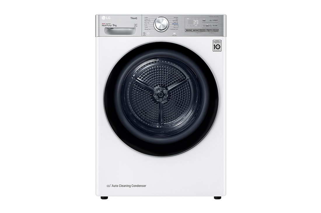 LG 9-kg DUAL Inverter Heat Pump? T?rketrommel med Eco Hybrid?og Varmepumpeteknologi , P0AVVR2W9, P0AVVR2W9