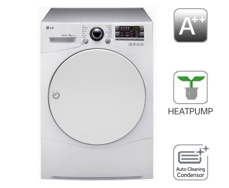 LG 7-KG T?RKETROMMEL MED VARMEPUMPETEKNOLOGI, RC7055AH1Z