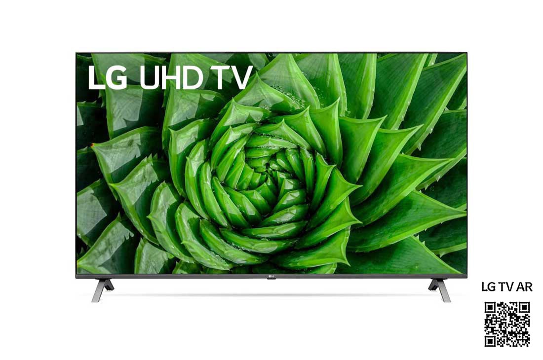 LG UN80 55” 4K Smart UHD TV, fremside med integrert bilde, 55UN80006LA