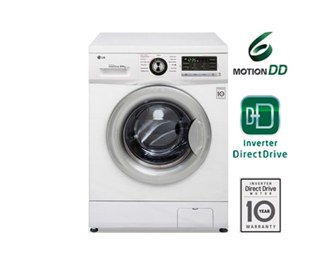 LG 1-8 / 1-5 kg 6 Motion Direct Drive vask/t?rkmaskin, F1496AD1