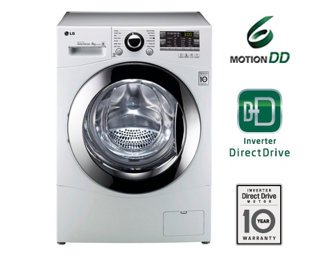 LG 1–8 kg 6 Motion Direct Drive vaskemaskin, F14A8TDA3