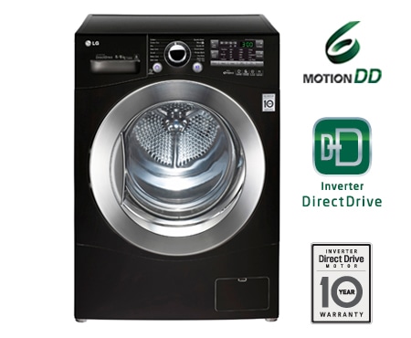 LG 1-8 / 1-6 kg 6 Motion Direct Drive vask/t?rkmaskin, F14A8YD6