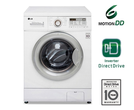 LG 1–7 kg 6 Motion Direct Drive vaskemaskin, F14B8QDA1