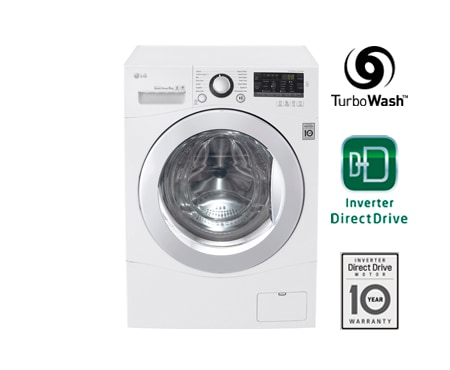 LG 1-8 kg Turbo Wash, Direct Drive vaskemaskin, FH4A8TDN3