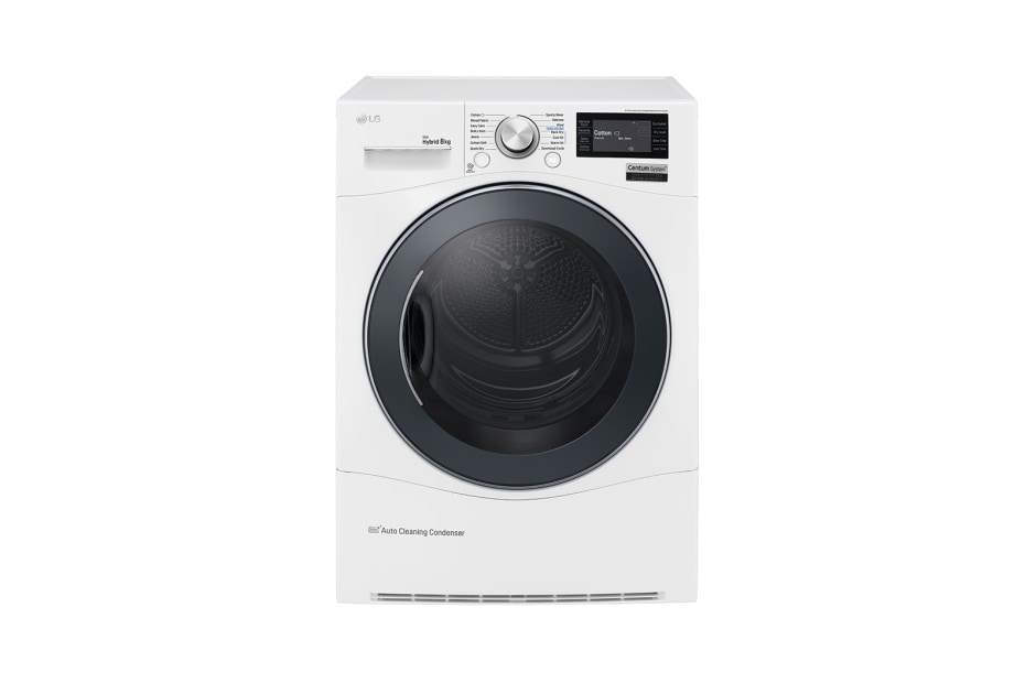 LG 8-Kg Centum System? Eco Hybrid T?rketrommel med Varmepumpeteknologi , RC8084AV3W