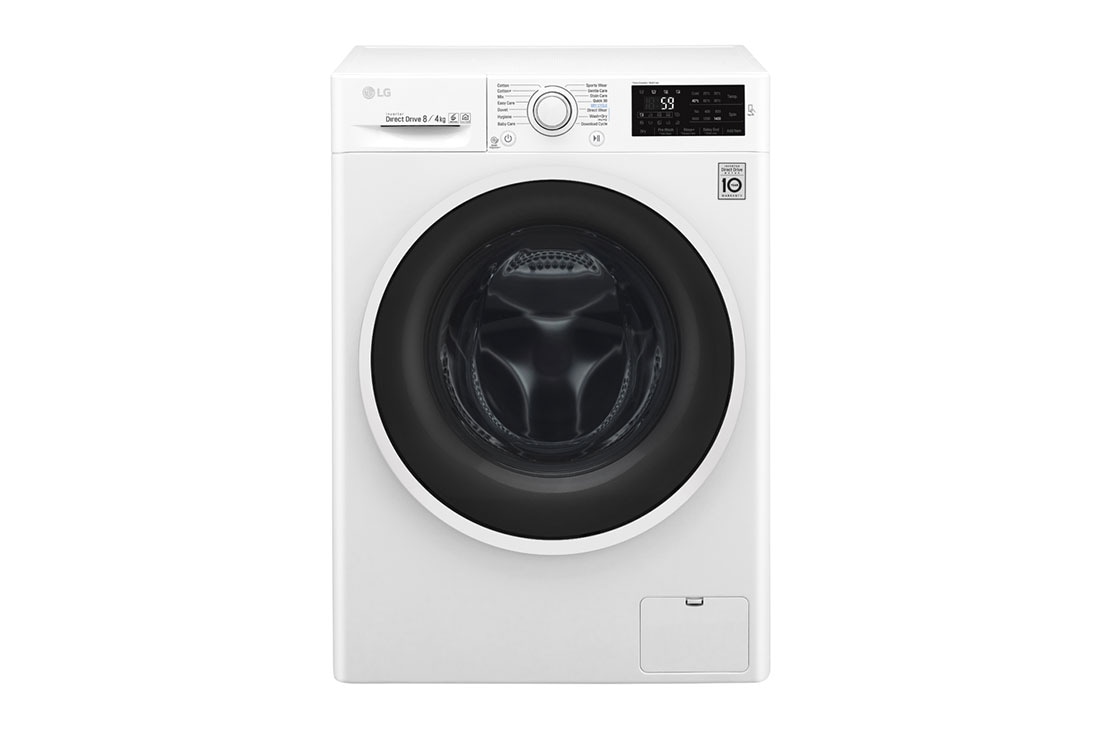 LG 1-8 kg / 1-4 kg 6 Motion Direct Drive vask/t?rkmaskin, NFC, energiklasse A , W5J6AM0W, W5J6AM0W