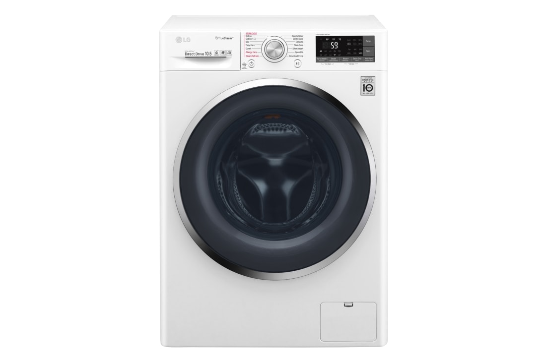 LG 1-10,5 kg TurboWash? & True Steam?, Wi-Fi, 6 Motion Direct Drive vaskemaskine, F14AW0S2