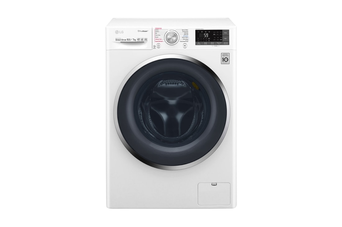 LG 1-10.5 kg / 1-7 kg True Steam? 6 Motion Direct Drive vask/t?rk maskin, Wi-Fi, F4J8JH2WD