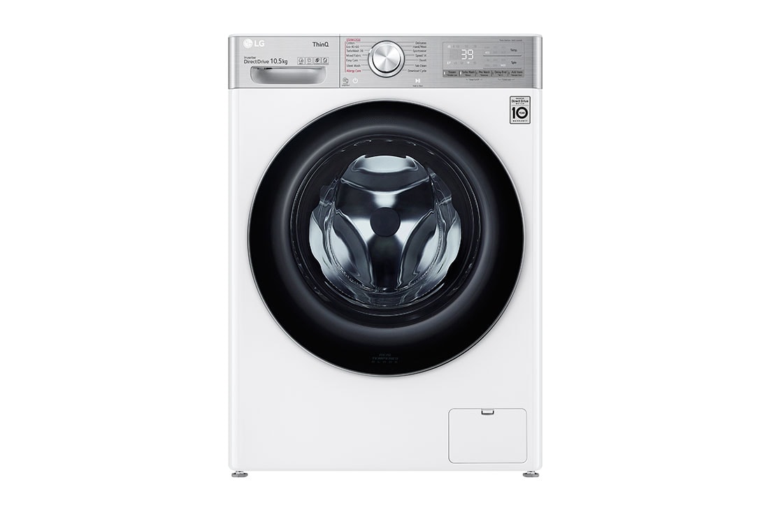 LG 10.5 kg Vaskemaskin(Hvit) - Steam, Energiklasse A, TurboWash360?, AI DD?, Smart Diagnosis? med Wi-Fi, P4AVJS2WE, P4AVJS2WE