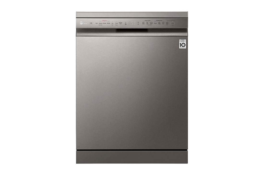 LG Front Control Smart Wi-fi Enabled Dishwasher with QuadWash? and TrueSteam?, DFB425FP