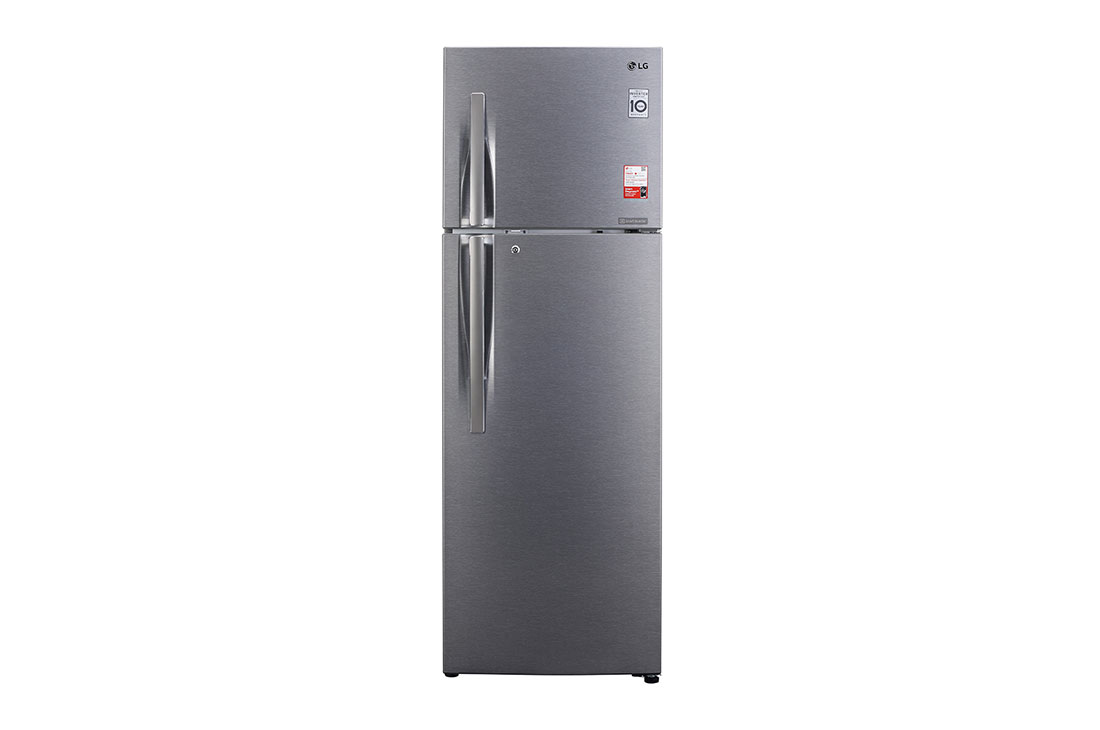 LG 360 Litres Fridge with Smart Inverter Compressor, Multi Air Flow, Auto Smart Connect?, LG GL-M413RLCI Front View, GL-M413RLCI