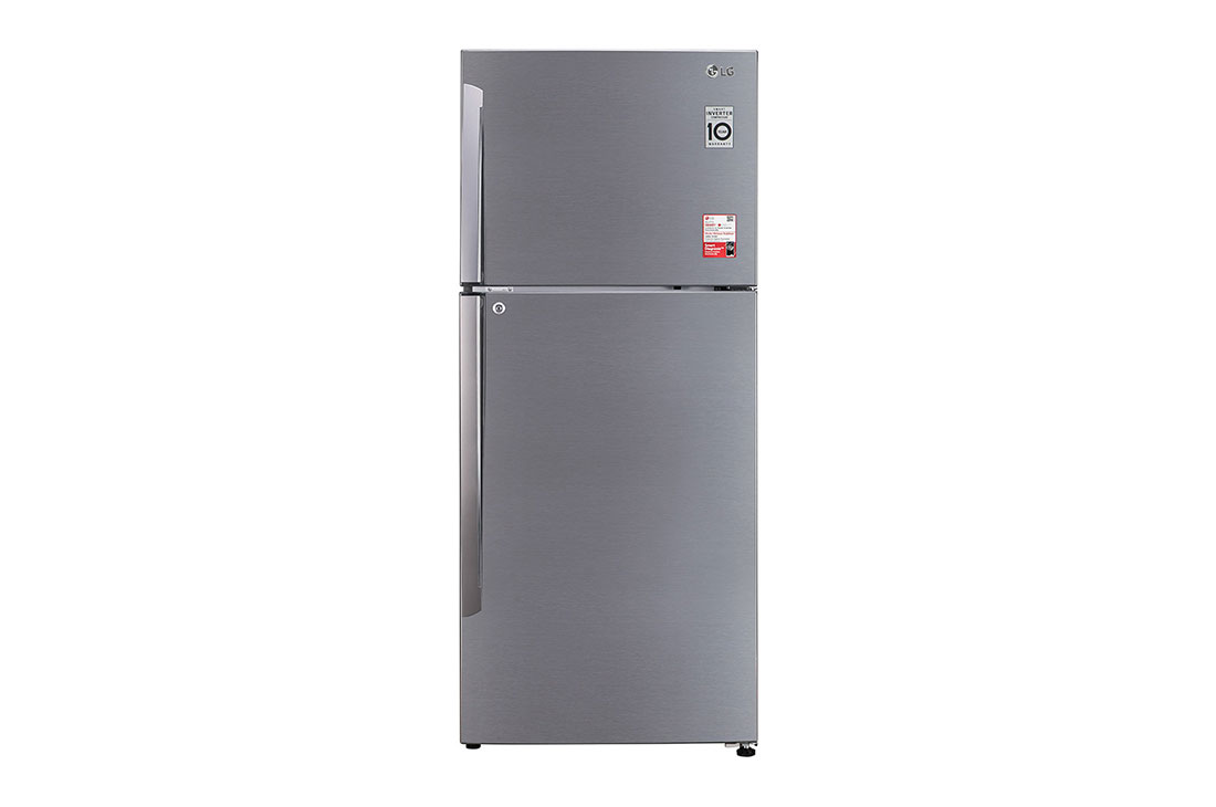 LG 437 Litres Fridge with Smart Inverter Compressor, Door Cooling+?, Smart Diagnosis?, Auto Smart Connect?, LG GL-M433PZI Front View, GL-M433PZI