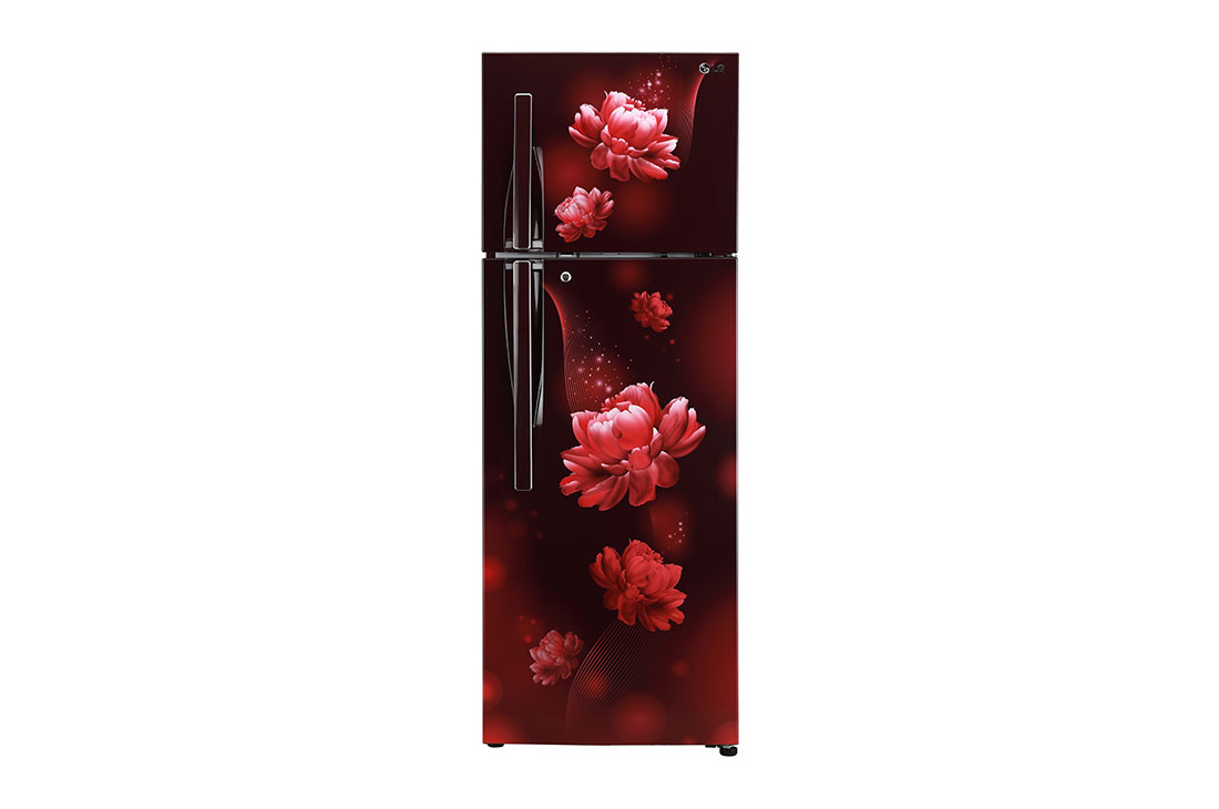 LG 308 Litres ConvertiblePLUS Fridge with Smart Inverter Compressor , Door Cooling+?, Smart Diagnosis?, Auto Smart Connect?, GL-B322RVBN, GL-B322RVBN