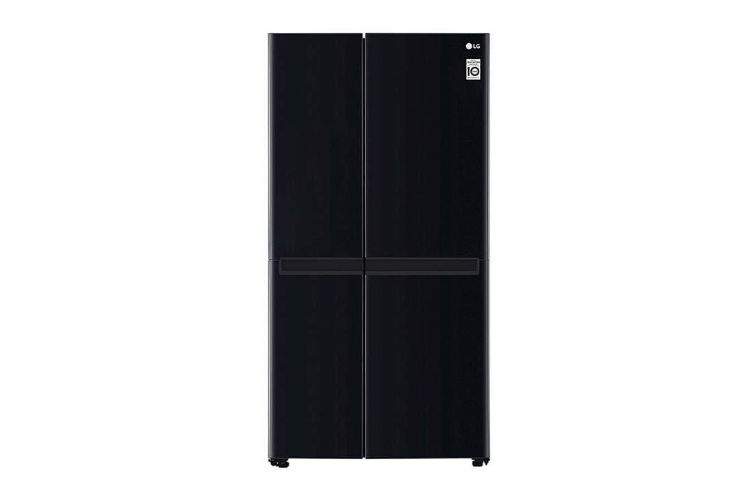 LG 688L side-by-side-fridge with Linear Compressor in Western Black, GS-B6432WB, GS-B6432WB