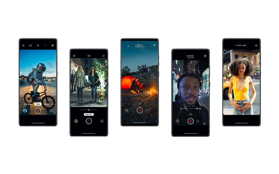 The LG creator's kit provides the multiple camera features on LG WING smartphones